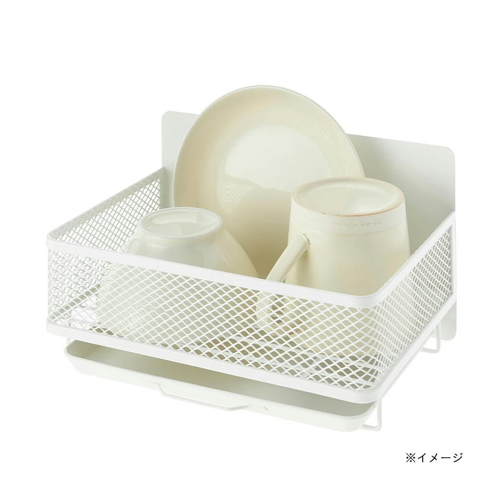 Amazon.co.jp: CAINZ Magnetic Draining Rack, White, Width 9.2